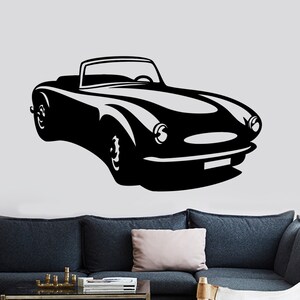 Wall Vinyl Decals Cars Retro Amazing Vechicle Luxury Decor 1321dz