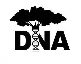 DNA Vinyl Wall Decal Tree Science School Classroom Decor Interior Stickers Mural (#2925di)