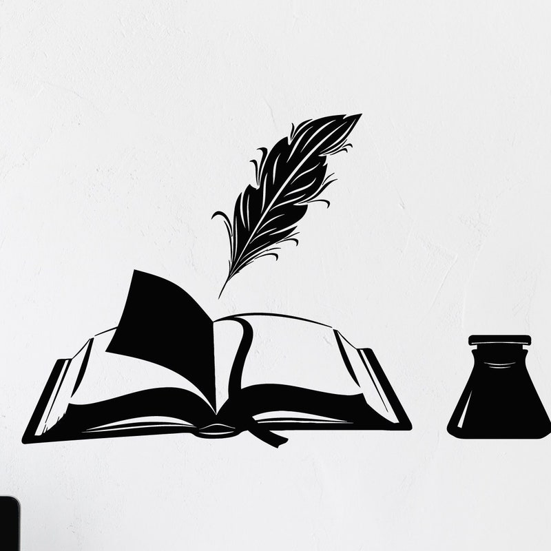 Open Book Wall Stickers - Etsy