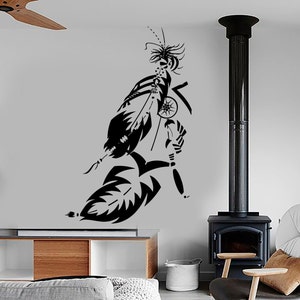 Wall Vinyl Decal Drem Catcher Dreamcatcher Feather Amazing Bedroom Decor 1369dz