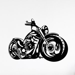 Bike Vinyl Wall Decal Sport Motorcycle Garage Extreme Sports  Stickers Mural (#2390dg)