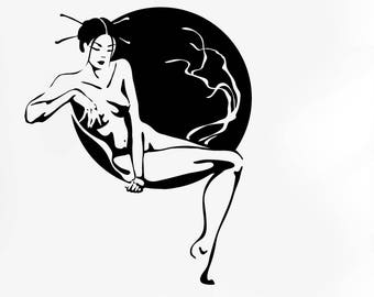 Japanese Nude Geisha - Etsy
