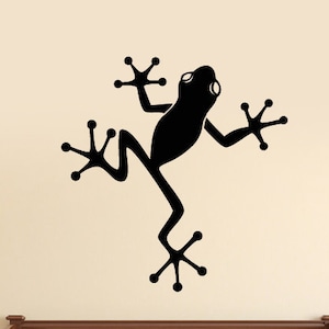 Frog Vinyl Wall Decal Child Kids Room Animal Tribal Art Home Decor Stickers Mural (#2848di)