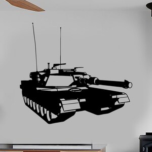 Wall Vinyl Tanks Army War Military Forces Guaranteed Quality Decal Mural Art 1646dz