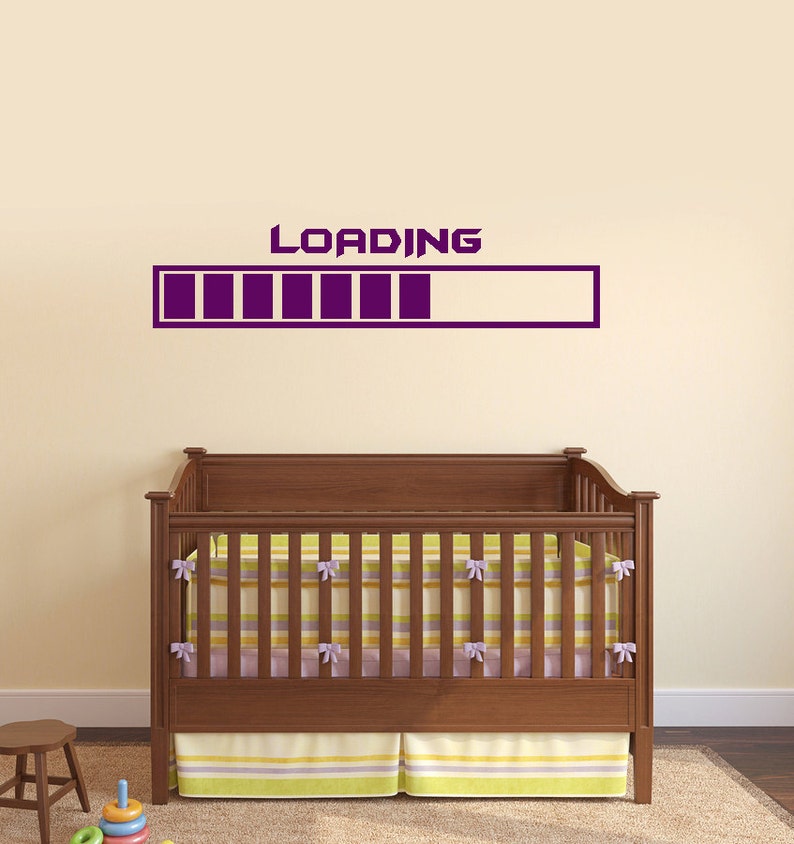 Loading Sticker Computer Wall Vinyl Decal Gamer Game Loading Computer Notebook Laptop Gaming ...