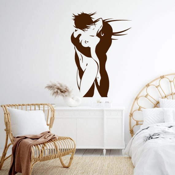 Vinyl Wall Decal Strip Sexy Hot Girl Naked Woman Adult Stickers
