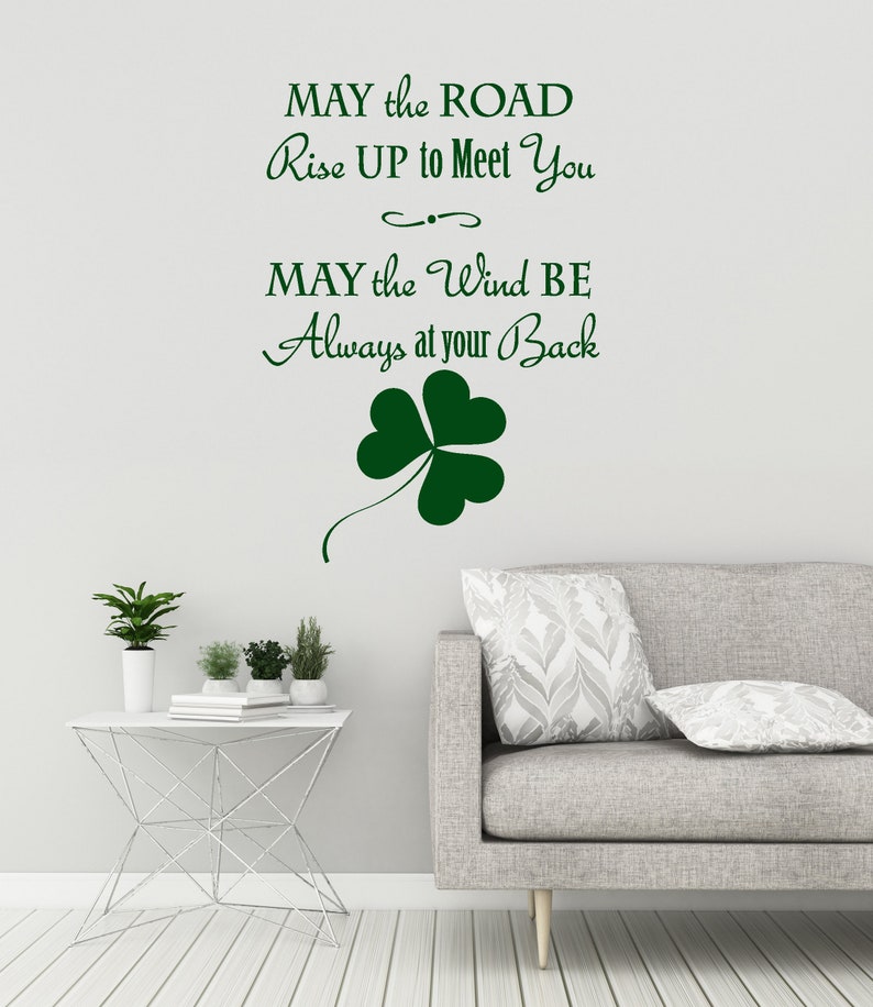 Old Irish Blessing Vinyl Wall Decal Ireland Home Room Pub Etsy