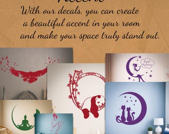 Sticker Mural Avion – Décoration Vinyle Aviation – Amovible – Neuf – Fabriqué USA
