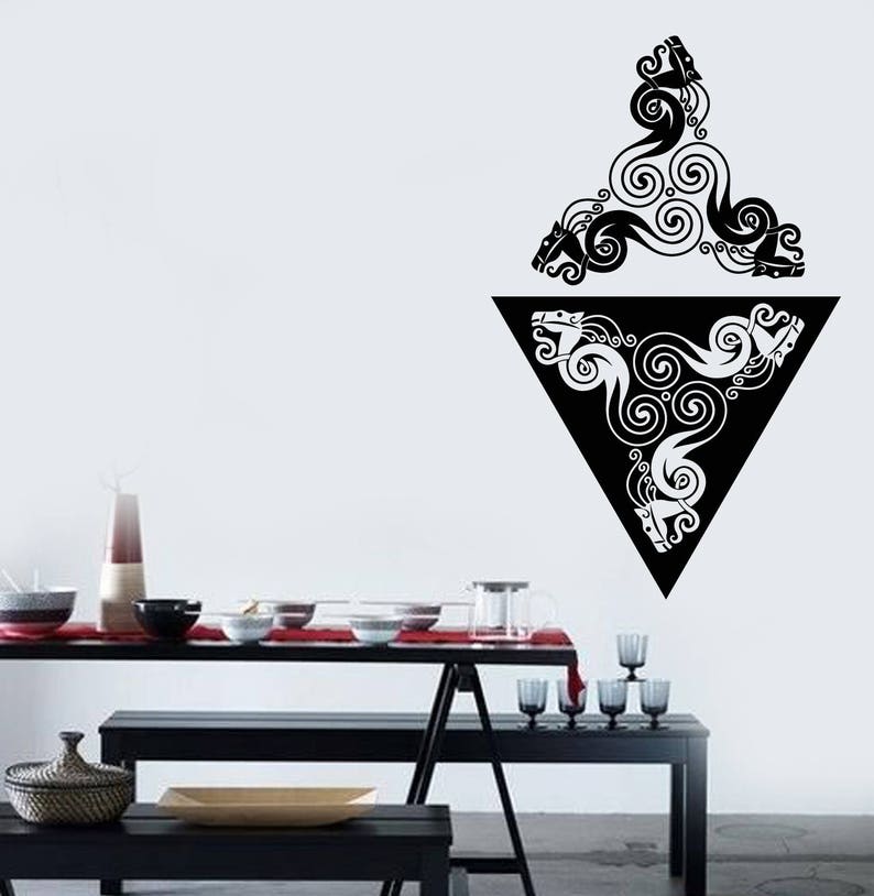 #2481dn Wall Art Mural Decal Sticker Animal Style Pattern Living Room Decor