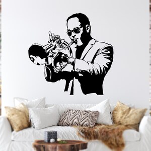 Vinyl Decal Jazz Music Jazzman z4944
