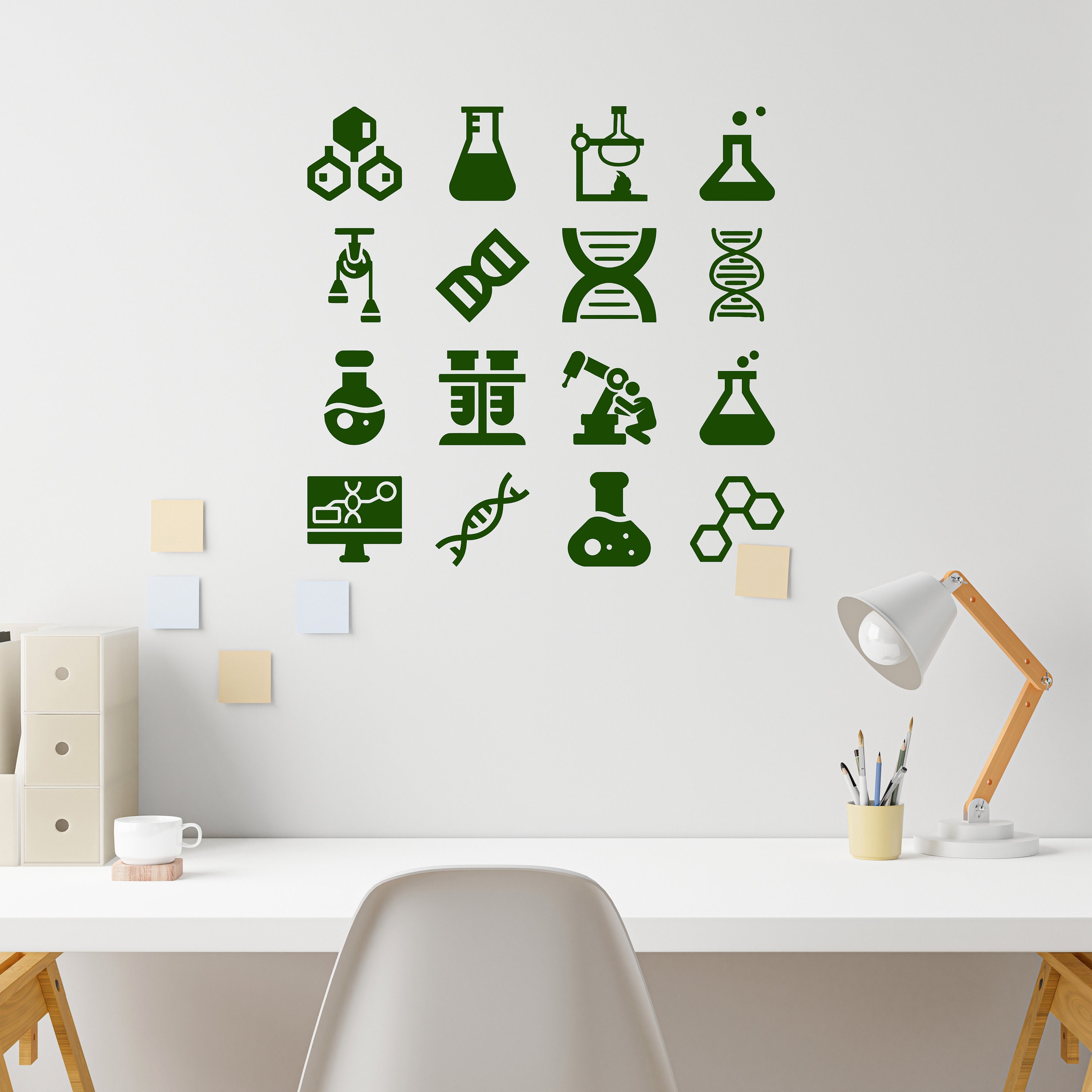 Chemistry Vinyl Wall Decal School Decor Classroom Lab Laboratory ...