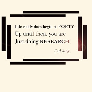 Wall Decal Carl Jung  Inspirational Quote Decor  17in x 27in ab030