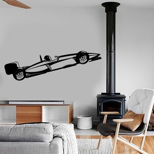 Wall Vinyl Decal Formula 1 Karting Racing Car Speed Kart Amazing Decor 1328dz
