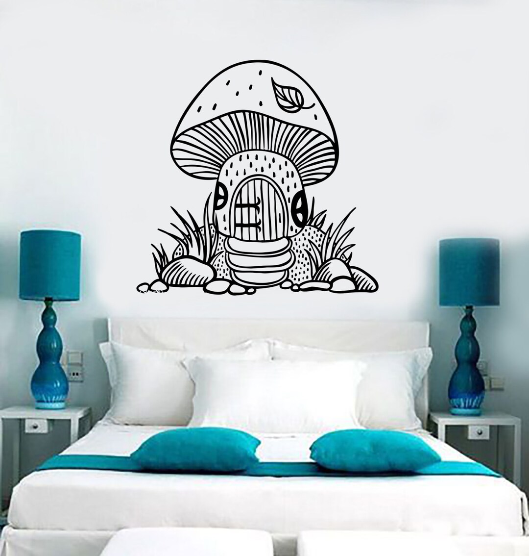 Wall Vinyl Decal Fairytale Fairy Nursery Kids Children Fantasy Amazing ...