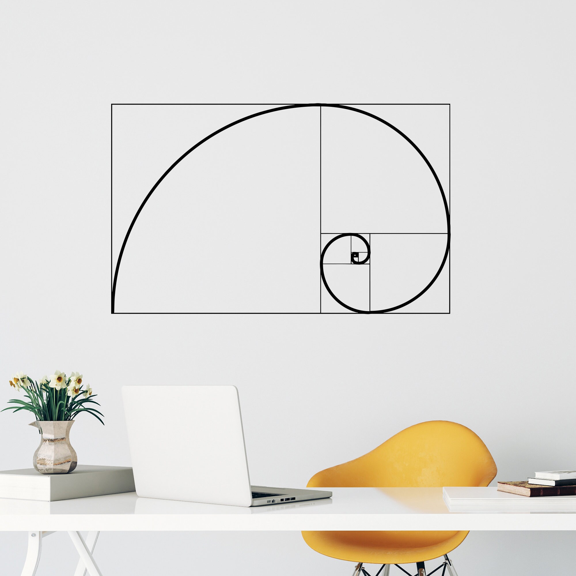 Golden Ratio Vinyl Wall Decal Geometry Math Mathematics School ...