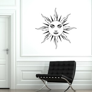 Wall Decal Sun Space Universe Ornament Tribal Mural Vinyl Decal Sticker 1877dz