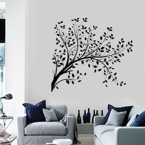 Wall Decal Tree Branch Cool Art For Bedroom Vinyl Sticker Art 1418dz