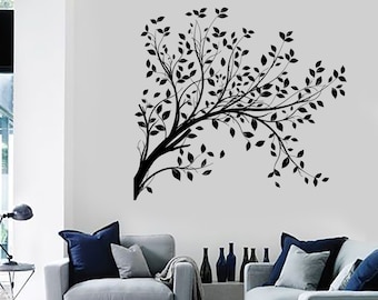 Wall Decal Tree Branch Cool Art For Bedroom Vinyl Sticker Art 1418dz