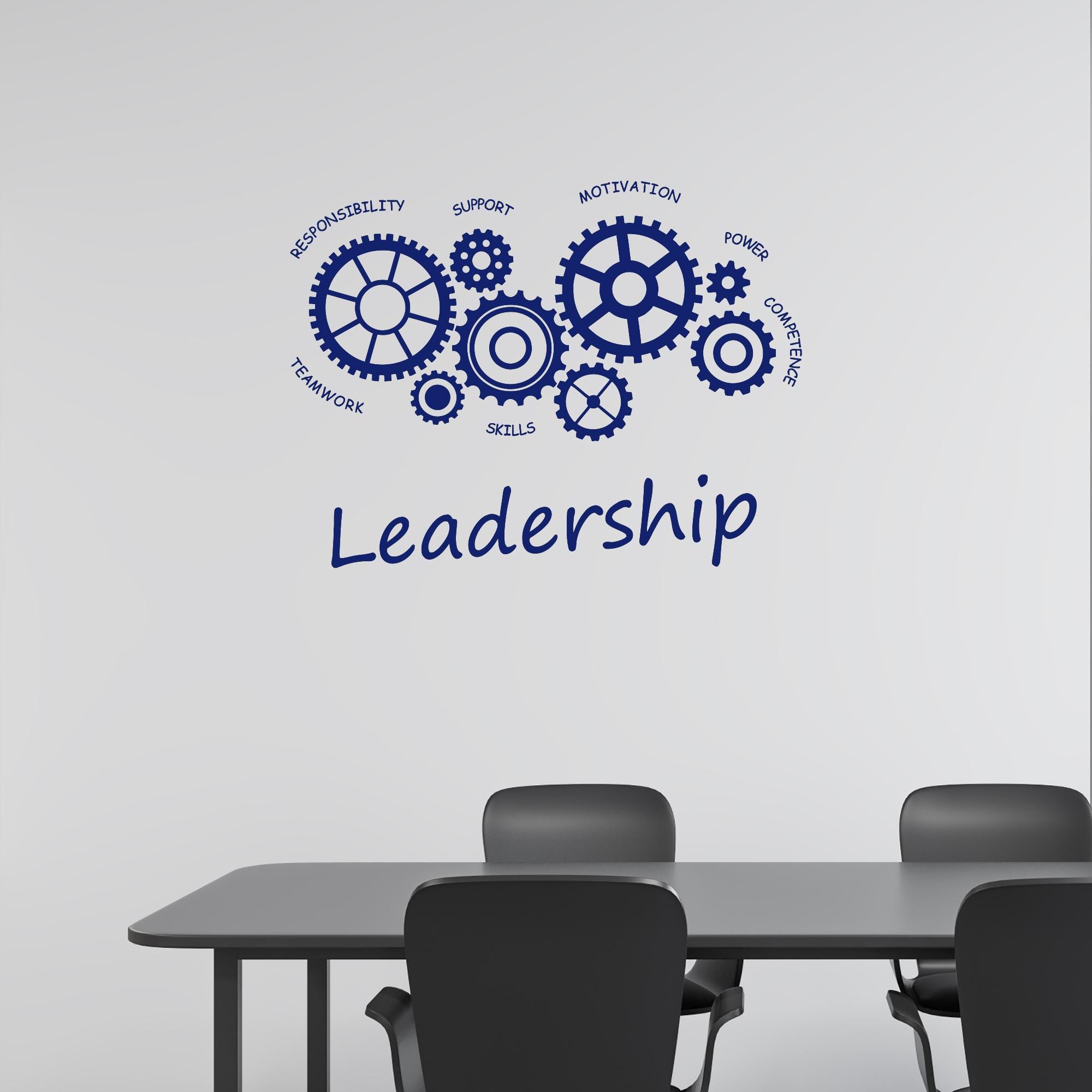 Leadership Vinyl Wall Decal Teamwork Office Decoration Skills Classroom ...