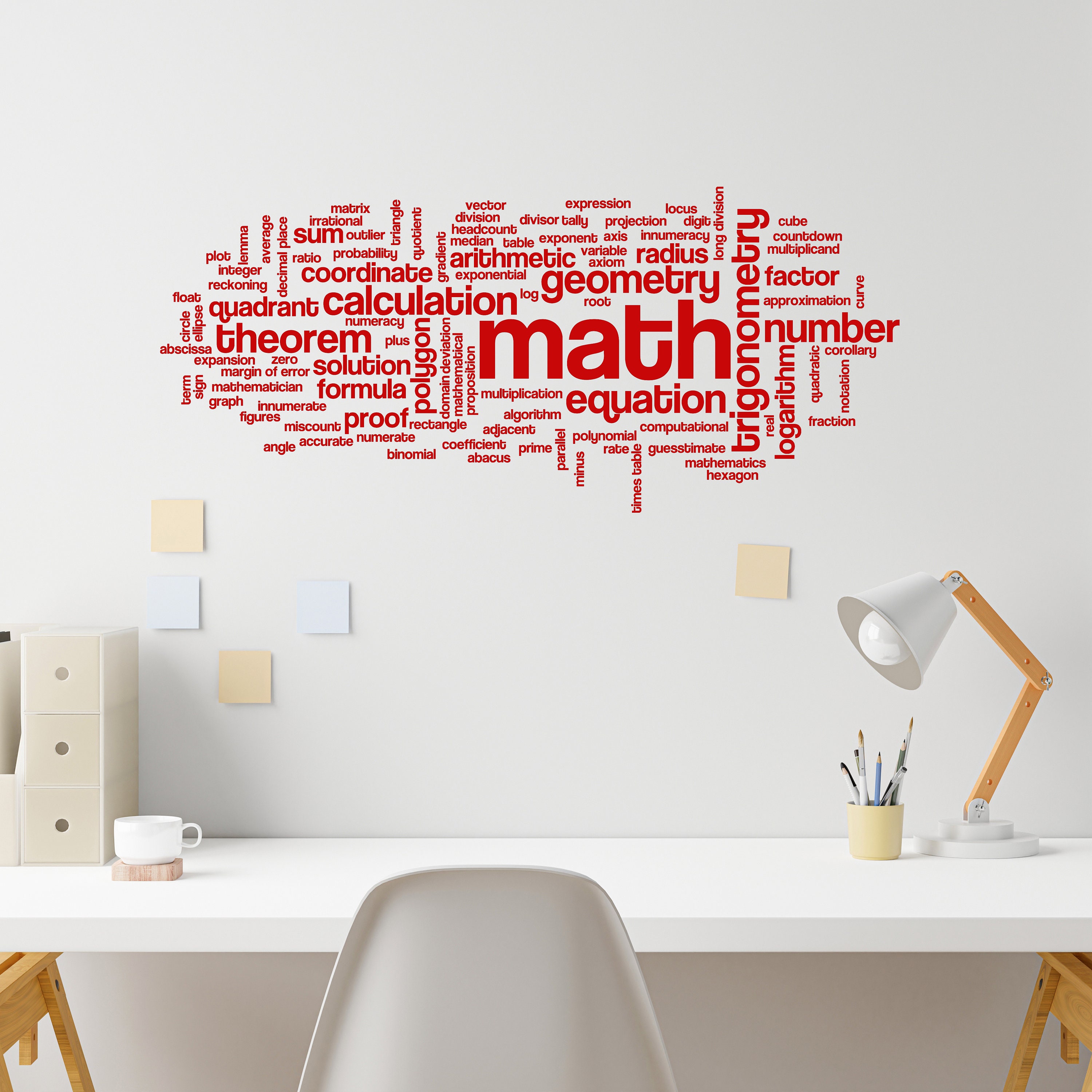 Fraction Bars Trinx Math Mathematics Word Cloud Algebra Calculus ...