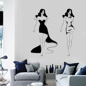 Wall Decal Fashion Sexy Girls Ladies Women Vinyl Sticker 1405dz
