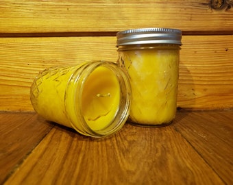 100% Organic Beeswax Candle **8 Ounce**