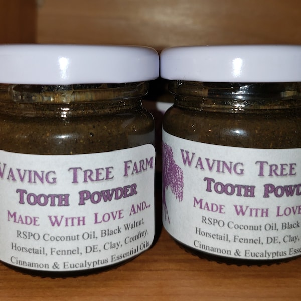 Tooth Powder  **Toothpaste** Remineralize & Cleanse  **Mostly Organic**