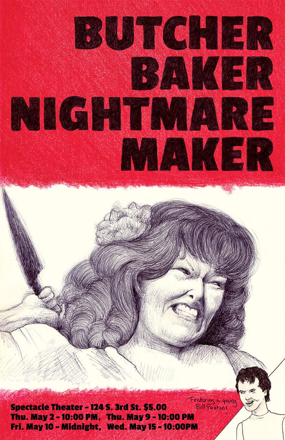 Butcher Baker Nightmare Maker Poster Etsy