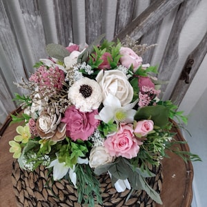 Mauve / pink bouquet, bridal bouquet or Bridesmaid