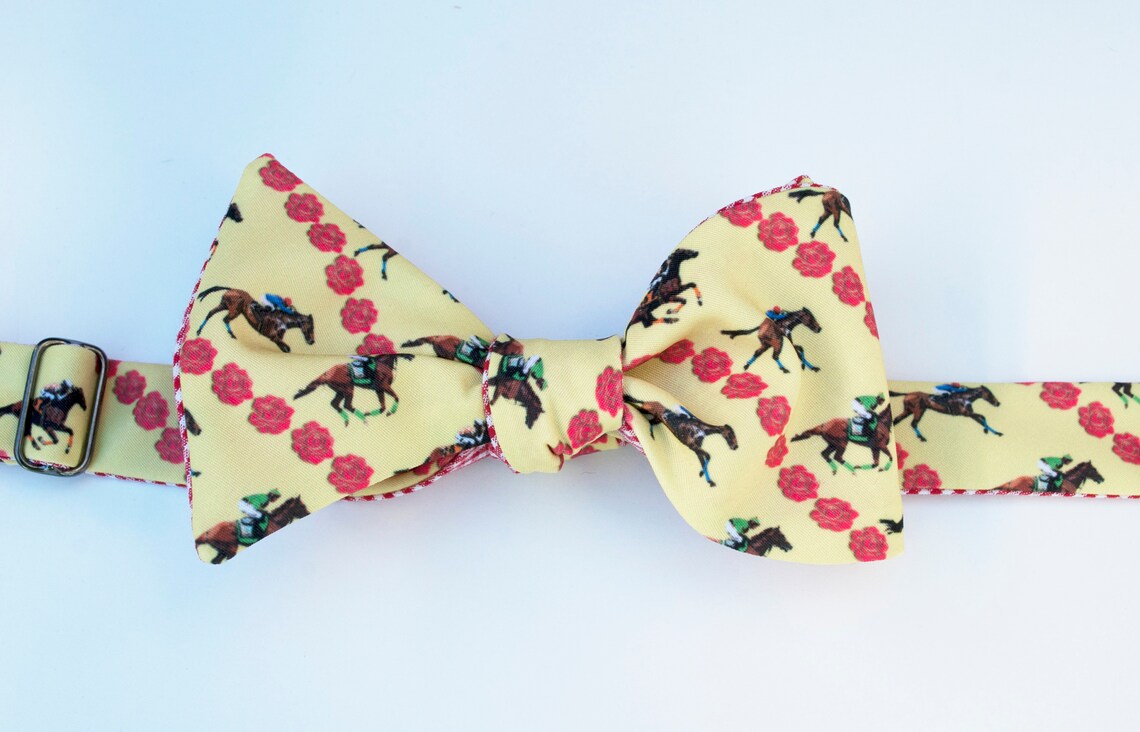 Kentucky Derby Bow Tie 2 Colors Etsy