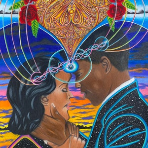 ORIGINAL ARTWORK // “Meraki” 18x24 Inches Mixed Media on Paper Original Artwork by Nick Fast