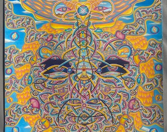The Great Awakening Fine Art Print  / Abstract Psychedelic Colorful Visionary Artwork