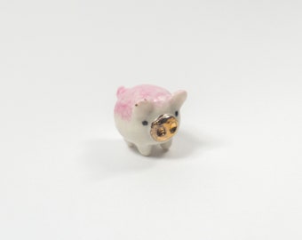 Figurina di maiale Decorazione regalo in miniatura - Oggetti da collezione fatti a mano per gli amanti dei maiali