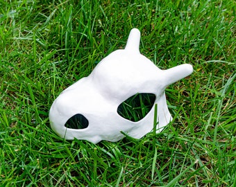 Cubone Skull - Hamster House/ Small Animal Hideout, Aquarium Terrarium Decoration, Fish Tank Décor