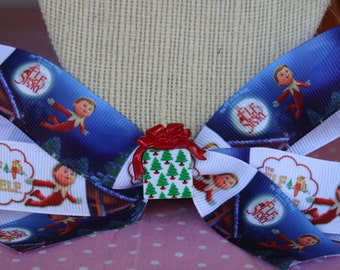 The Elf on the Shelf Inspired Hair Bow