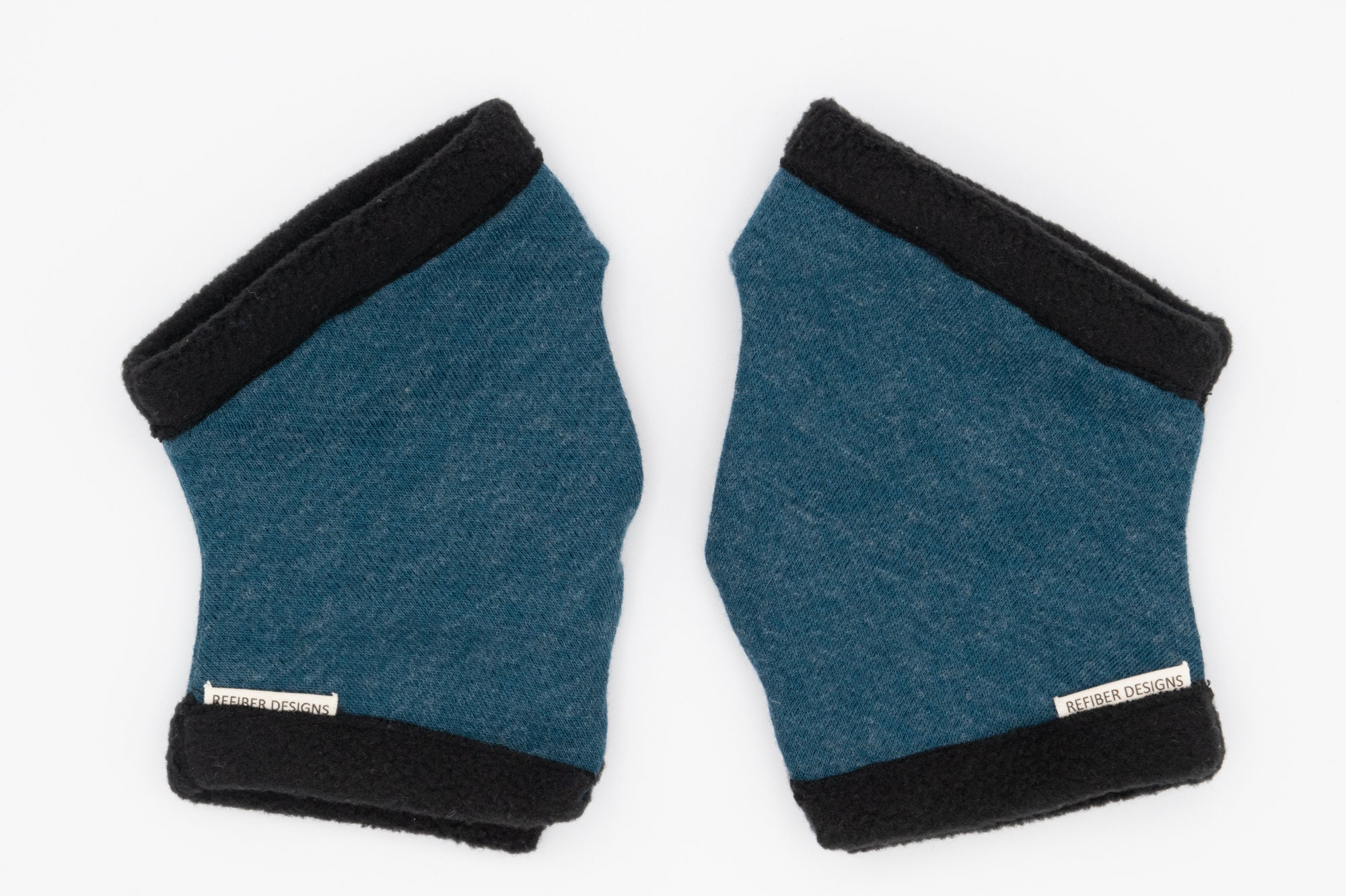 Blue Heather Fingerless Gloves Typing Texting Gloves Fleece Etsy Ireland