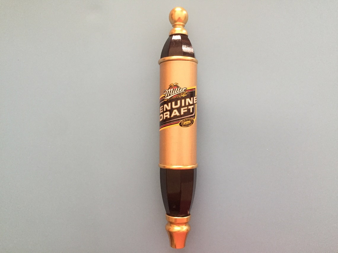 Miller Genuine Draft Beer Tap Handle 12 Etsy