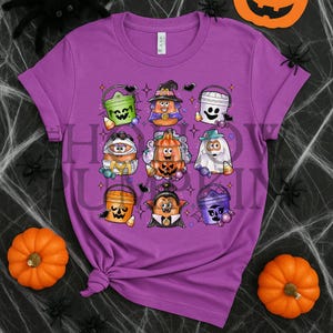Spooky Nuggets Adult Unisex Tee - Happy Nuggets - - Halloween Nostalgia - 90&#39;s Halloween Shirt - Horror Shirt