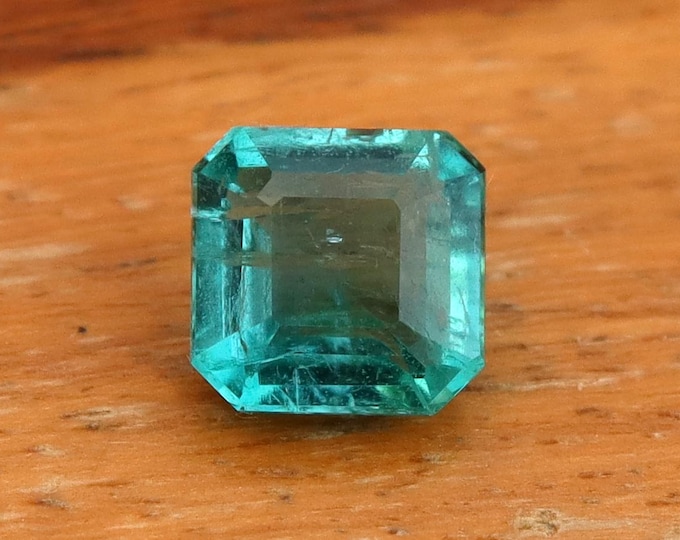 GSI Certified Natural Emerald 1.79 carat Octagon Cut Gemstone