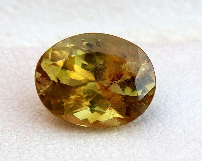 Certified Natural Alexandrite 1.41 Carat Oval Cut Loose Gemstone, Light color change