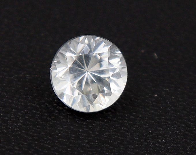 GSI Certified 0.97 Carat Round Cut White Sapphire - September Birthstone