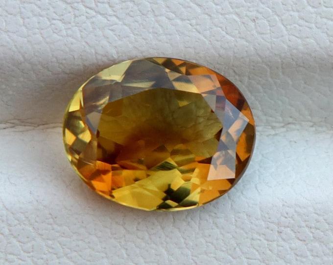 Certified Natural Alexandrite 2.17 Carat Oval Cut Loose Gemstone, Light color change