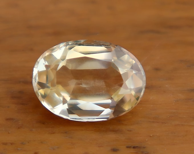 GSI Certified 1.03 Carat Oval Cut Yellow Sapphire: September Birthstone