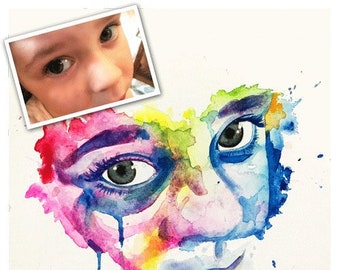 Family Gift For Him Painting From Photo Unique Personalized Etsy