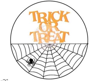 Trick or Treat/Halloween Cookie Tag/Instant Download
