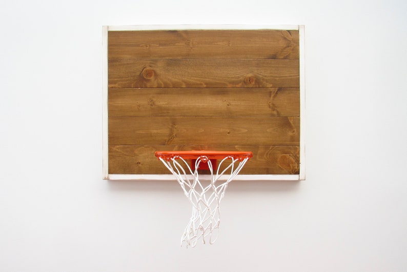 Rustic Indoor Basketball Goal For Bedroom Classroom And Man Caves Mini Hoop Sports Decor Idea