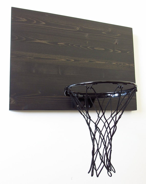 Basketball Hoop Indoor Wood Basketball Goal Gray With Black 