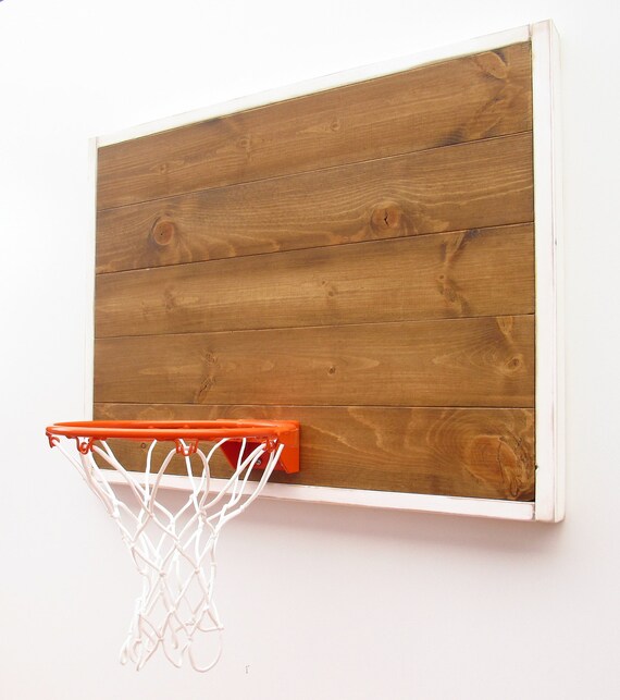 Rustic Indoor Basketball Goal For Bedroom Classroom And Man Caves Mini Hoop Sports Decor Idea