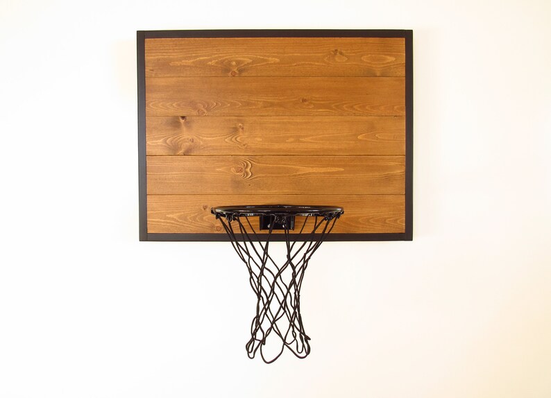 Wall Mount Basketball Hoop. Indoor Wood Basketball Hoop. Etsy