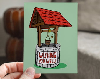 Wishing You Well Card | Funny Get Well Soon Card | Speedy Recovery Card | Cute Hospital Card | Operation Card | Sending Love